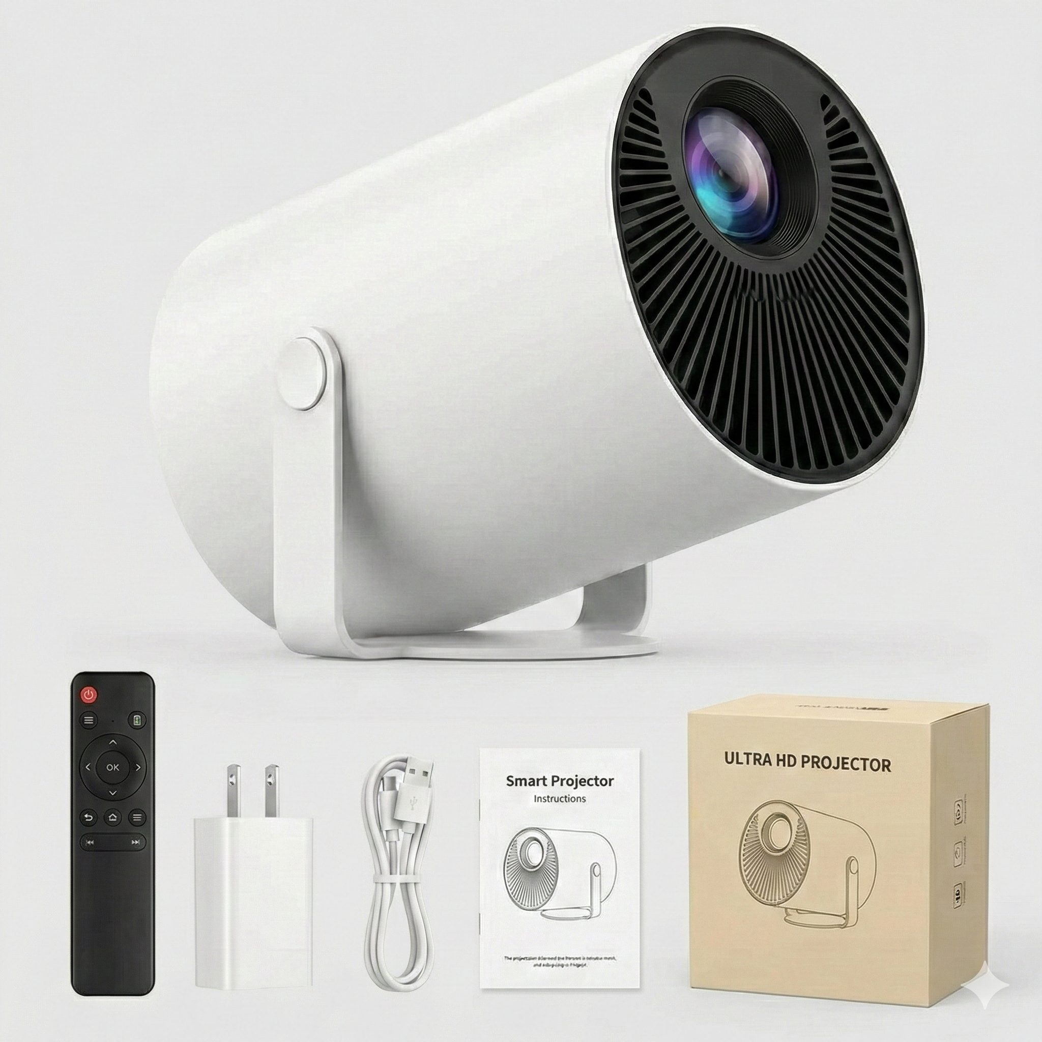 Projector 4K Portable Android Mini HY300