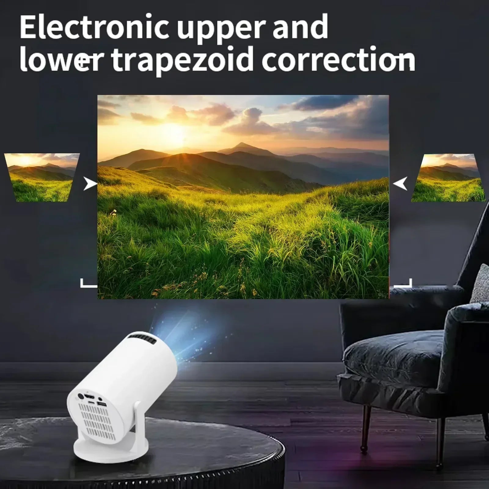Projector 4K Portable Android Mini HY300
